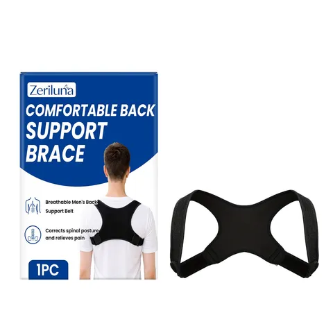 Breathable Adjustable Back Posture Corrector SBR Composite Fabric Support Belt Ergonomic Spine Lumbar Brace For Men Women
