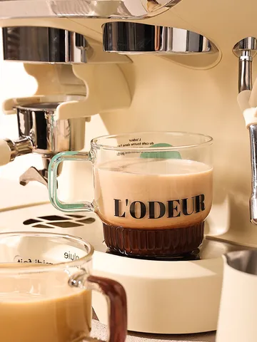 Tazza Da Caffè In Vetro Trasparente Con Manico E Simpatico Motivo A Coniglietto Tazza In Vetro Soda-Calce Per Latte E Caffè