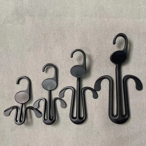 Zwarte Kunststof Schoenenhaken Voor Supermarkt Display Pantoffel Sandaal Hangers Multifunctionele Opslaghaken Schoenenrek Accessoires