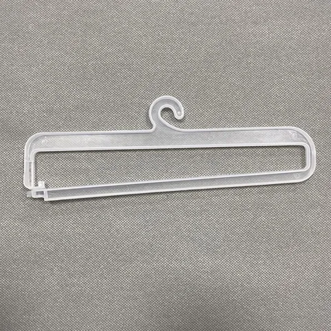 Appendiabiti per Sciarpe in Plastica Liscia Moderna Gancio Rimovibile per Armadio Organizzatore per Cravatte Asciugamani Scialli Nero Bianco
