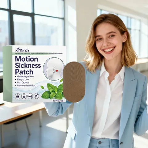 XIMONTH Herbal Motion Sickness Patch Portable Gentle Body Care Patch Refreshing Breathable Patch For Travel Outdoor Daily