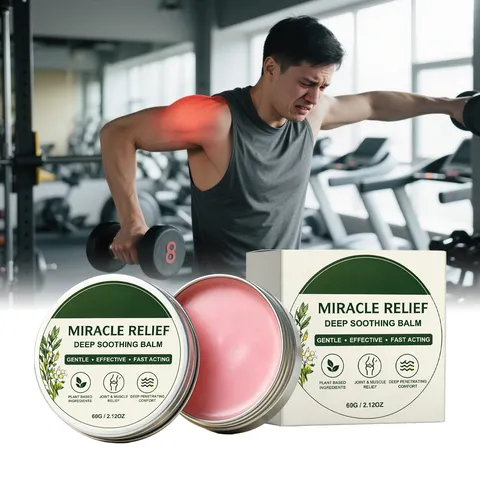 Herbal Extract Body Soothing Balm Joint Muscle Care Cream Portable Metal Box Skincare Product For Daily Use