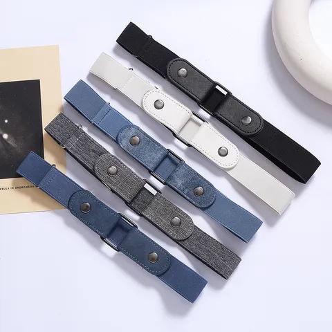 Cintura Elastica Invisibile Per Donna Regolabile Senza Fibbia Cintura Elastica Per Jeans Moda Casual Fascia In Vita