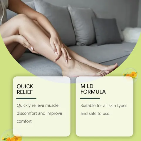 Herbal Leg Care Cream Soothing Massage Balm Daily Leg Comfort Ointment Portable Herbal Skincare Relief Product