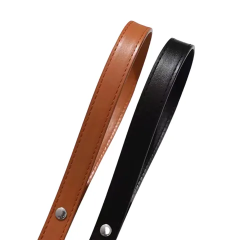 Correas de Bolso de Cuero PU Asas Con Remaches para Bolsos DIY Accesorios de Costura Diseño Cosido y Bordes de Aceite