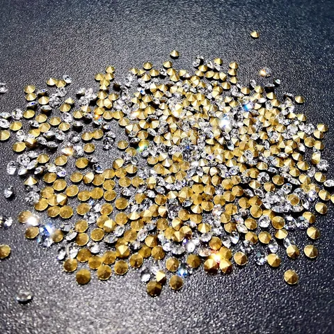 Cristaux de Verre Strass Transparent Pour Nail Art Et Décoration D'Artisanat De Bijoux DIY Gemmes Étincelantes Taillées