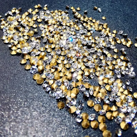 Cristaux de Verre Strass Transparent Pour Nail Art Et Décoration D'Artisanat De Bijoux DIY Gemmes Étincelantes Taillées
