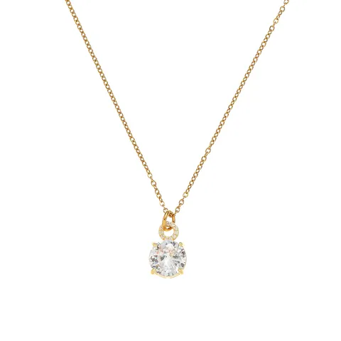 Collar con Colgante de Acero de Titanio y Strass para Mujer Chapado en Oro Elegante Mariposa Estrella Flor Corazón Joyería