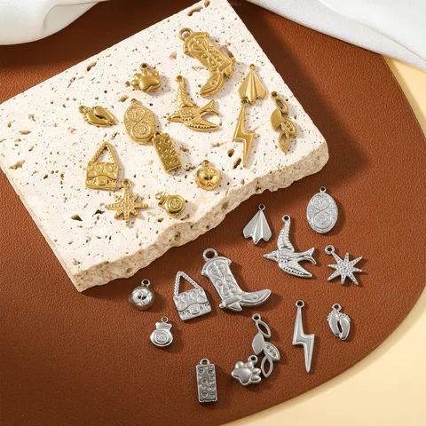 Roestvrijstalen Sieraden Hangers DIY Charms Westerse Ins Stijl High End Woon Werkverkeer Veelzijdige Handgemaakte Accessoires