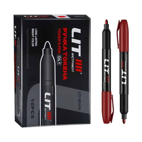 Permanent Oil Based Marker Pen Waterproof Thick Head Marker For Office School Writing Drawing Assorted Colors