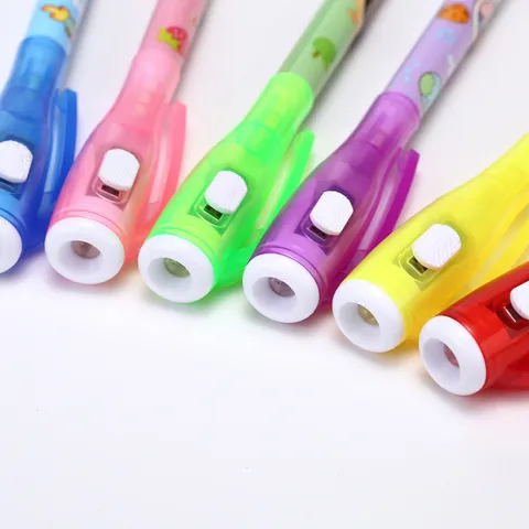 Unsichtbare Tinte Stift UV Licht Magie Textmarker Multifunktional Geheim Marker Stift Schüler Schreibwaren Spaß Schreibstift