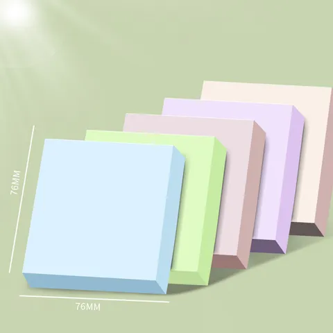 Notas Adhesivas de Color Morandi Bloc de Notas Autoadhesivo Papel de Notas Desprendible Colorido Para Oficina Escuela Estudio