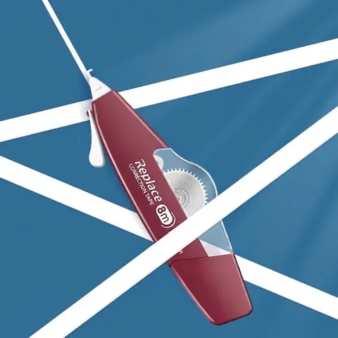 Vintage Stijl Bootvorm Correctietape Hervulbaar Schrijfwaren Voor Studenten Kantoor School Schrijven Correctie Benodigdheden Grote Capaciteit