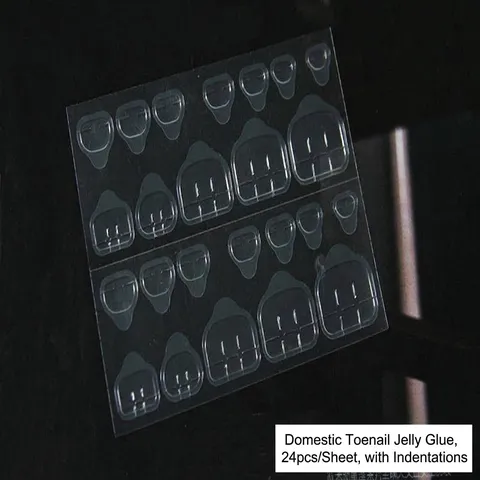 Wasserdichter Transparenter Doppelseitiger Gelee-Kleber Für Zehennägel Unsichtbarer Aufkleber-Tab Nagelkunstwerkzeuge Für Damen