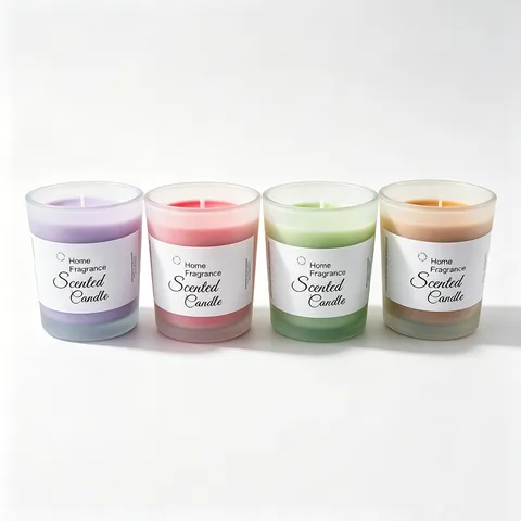 Geurkaars Sojawas Mat Glas Kop Aromatherapie Kaars Voor Thuis Bruiloft Verjaardag Feest Yoga Cadeau