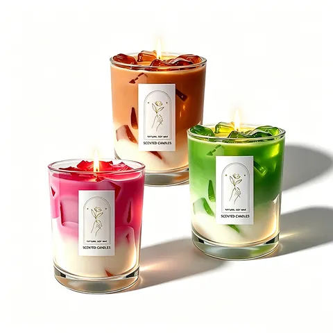 Sojawas Geurkaars Creatieve Koffiekop Gelwas Aromatherapie Kaars Langdurige Huisgeur Decoratie