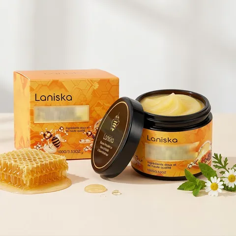 LANISKA Soothing Body Care Cream With Honey Bee Venom Extract Moisturizing Body Massage Cream For Daily Skin Repair Nourishing Treatment