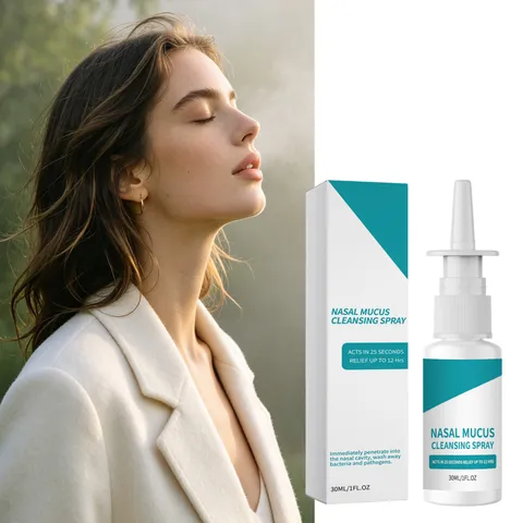 Spray Detergente per Muco Nasale Formula Delicata Idratante Cavità Nasale Cura Quotidiana Flacone Spray Nasale Portatile