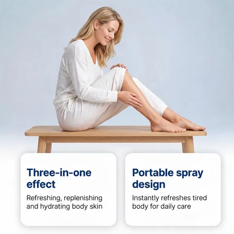 Vascucare Vein Comfort Spray Bruma Calmante para el Cuidado de las Piernas con Centella y Aceite de Árbol de Té para Piernas Cansadas Cuidado Diario