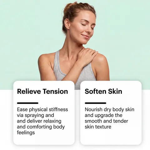 Spray de Aceite de Magnesio para el Cuerpo Articulazioni Relajante Refrescante Rápida Absorción Hidratante Cuidado de la Piel Niebla Bienestar