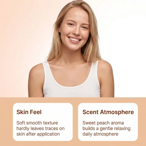 Natürlicher Pfirsich Deodorant Stick Aluminiumfrei Natronfrei Langanhaltendes Antitranspirant Frische Körperpflege