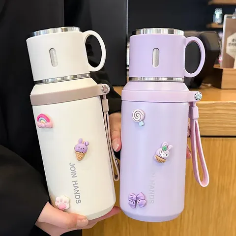 Botella de Agua Aislada al Vacío de Acero Inoxidable 316 Con Infusor de Té Taza Termo de Viaje Portátil de Gran Capacidad Para Exterior