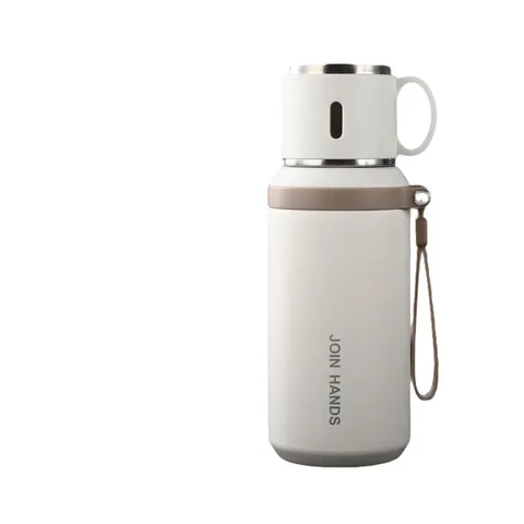 Gran Capacidad Taza Térmica de Acero Inoxidable 316 Termo Portátil Con Infusor de Té Tapa Asa Botella de Agua Aislada