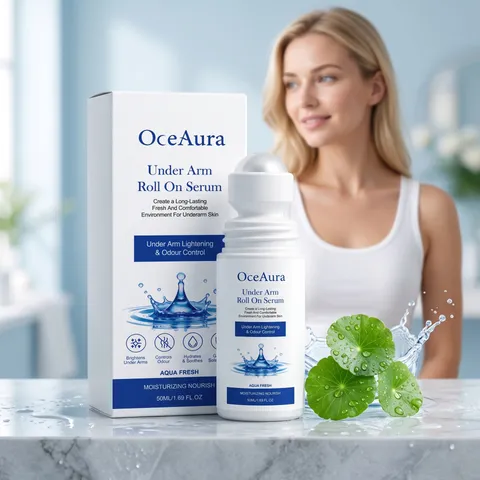 Sérum Desodorante Antitranspirante Roll-On para Axilas OCEAURA Cuidado Corporal Refrescante Cuidado de la Piel Diario