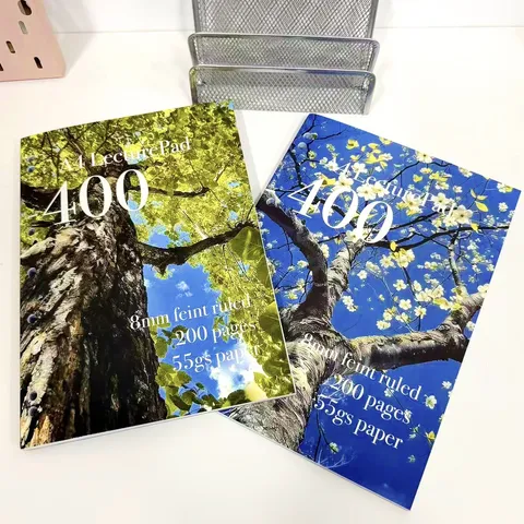 Tree Landscape Design Notebook Student Daily Study Schedule Journal Paper Writing Notepad Office School Stationery