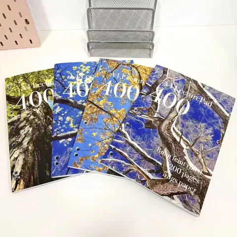 Tree Landscape Design Notebook Student Daily Study Schedule Journal Paper Writing Notepad Office School Stationery