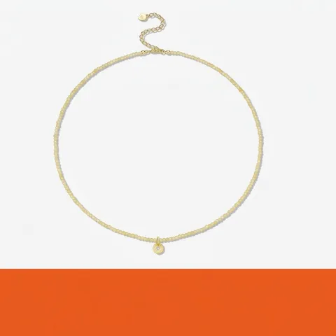 925 Sterlingsilber Moissanit Anhänger Halskette Für Damen Gelbe Perlen Schlüsselbeinkette Minimalistischer Leichter Luxusschmuck GRA Zertifiziert