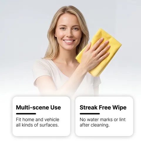 Magic Cleaning Cloth Thickened Microfiber Cleaning Rags For Car Windshield Interior Kitchen Stove Tabletop Household Cleaning