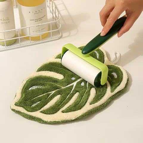 Tropische Monstera Blatt Hängendes Handtuch Korallenvlies Verdickt Absorbierend Schnelltrocknend Reinigungstuch Für Küche Bad