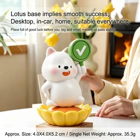 Statuina in Resina Westie Dog Blind Box Miniatura Cucciolo Decorazione da Scrivania Simpatico West Highland White Terrier Giocattolo