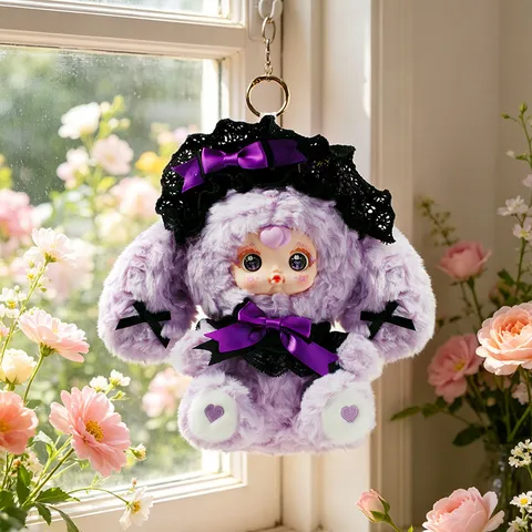 YOUMI Spring Prelude Series Plush Doll Blind Box Cute Cartoon Animal Pendant Keychain Soft Stuffed Toy For Bag Gift Collectible