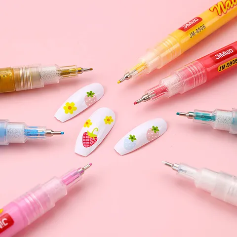 Professioneller Nagelkunst Acryl Stift Feine Kanülen-Spitze DIY Malerei Liner Stift Maniküre Werkzeug