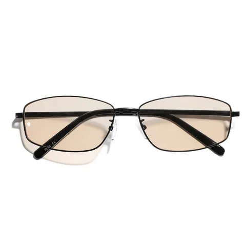 Y2K Retro Future Metal Square Sunglasses For Women Men Vintage Punk Style Fashion Eyewear UV Protection Driving Sun Glasses