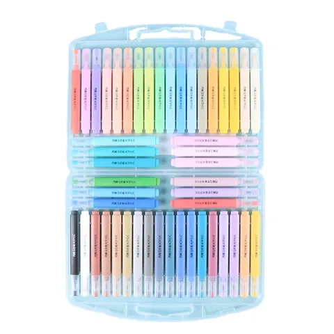 Waterproof Acrylic Markers Triangular Barrel Water Based Paint Pens For Kids Art Drawing School Office Supplies