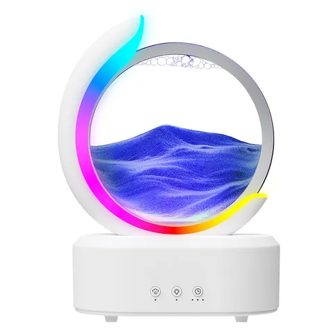 Sandglass Aromatherapy Machine Household Automatic Fragrance Sprayer Colorful Ambient Light Silent Desktop Bedroom Humidifier