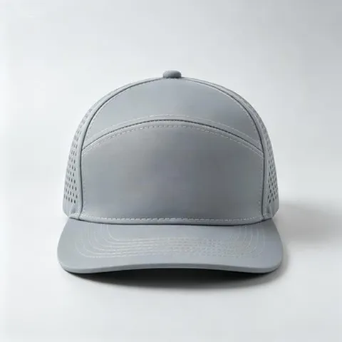 Unisex Laserperforiert Baseballkappe Polyester Atmungsaktiv Sonnenschutz Flache Krempe Hut Outdoor Sport Verstellbar Kappe