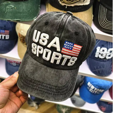 Vintage Distressed Gewaschene Baumwolle Baseballkappe Für Herren Damen Verstellbar Bestickt Patchwork Sonnenhut Outdoor Dad Hat