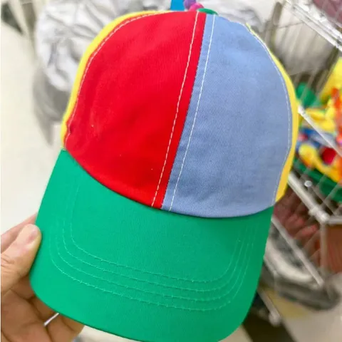 Unisex Children Adult Propeller Bamboo Dragonfly Baseball Cap Colorful Patchwork Sunshade Outdoor Hip Hop Snapback Hat
