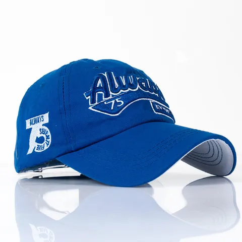 Vintage Gewaschene Baumwolle Baseballkappe Bestickt Always 75 Distressed Dad Hat Unisex Retro Outdoor Sonnenschutz Snapback Hut