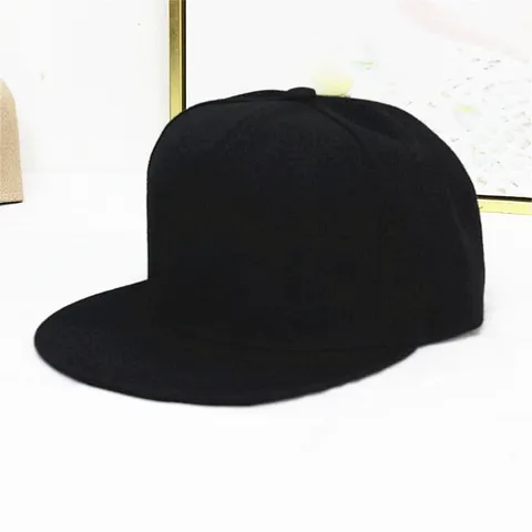 Einfarbig Flache Krempe Snapback Hut Herren Damen Mode Streetwear Hip Hop Segeltuch Baseballkappe Outdoor Lässig Hut