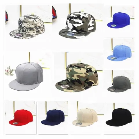 Einfarbig Flache Krempe Snapback Hut Herren Damen Mode Streetwear Hip Hop Segeltuch Baseballkappe Outdoor Lässig Hut