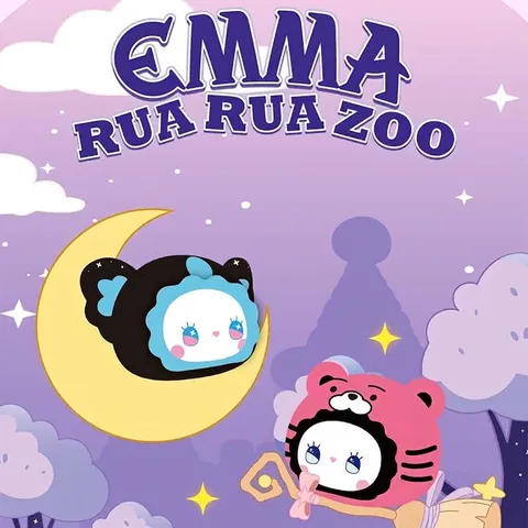 Spazzolino Blind Box Secret Realm EMMA Seconda Generazione Carino Cartone Animato Testa di Animale Bambini Setole Morbide Ornamento Spazzolino