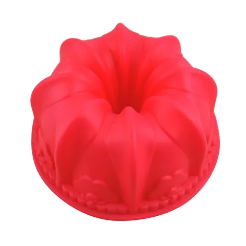 Molde de Pastel de Silicona en Espiral Herramienta de Repostería DIY Rosa Lirio Flor Moldes de Silicona Gran Torbellino Bandeja para Hornear