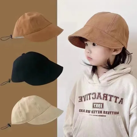 Gorra de Béisbol de Algodón para Niños Sombrero de Sol Ajustable para Niños Niñas Transpirable al Aire Libre Parasol
