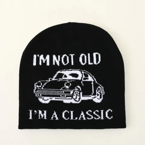 Hip Hop Streetwear Strickmütze Für Herren Damen Winter Warm Acryl Skull Cap Lustige Katze Flamme Weihnachtsmann Rentier Muster Mütze