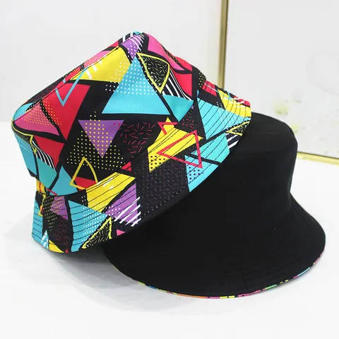 Wendbarer Polyester Fischerhut Für Damen Herren Sonnenschutz Sonnenhut Mit Geometrischem Tropischem Tier Digitaldruck Sommer Reisen Outdoor Hut